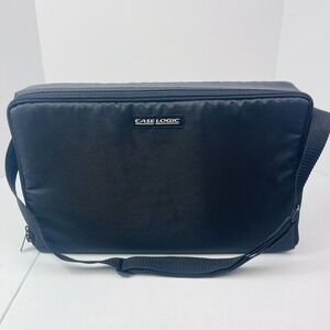 Vintage Case Logic 30 Cassette Tape Carrying Case‎ Bag Pocket Zippered